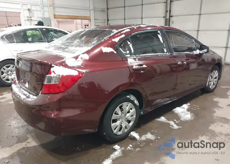 2012 Honda Civic Lx z USA, uszkodzony, nr VIN 19XFB2F59CE022920